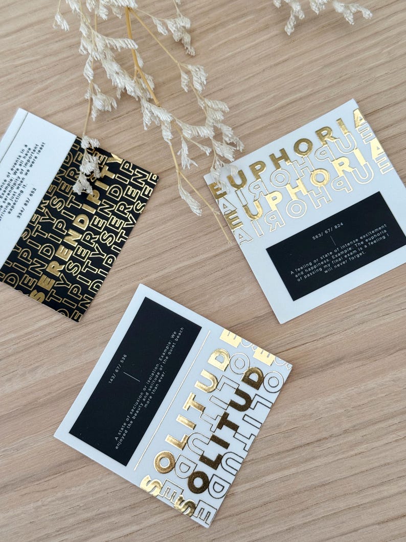 Beautiful Word Journaling Cards