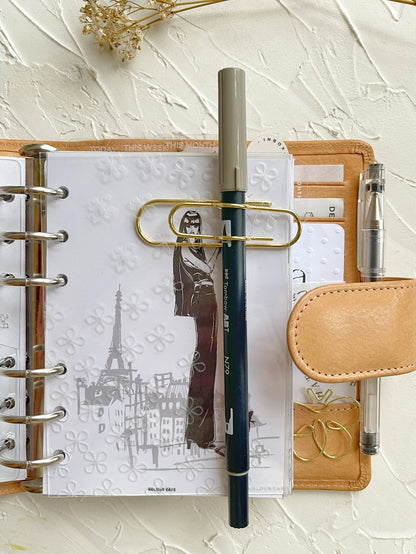 Gold Pen Holder Clip