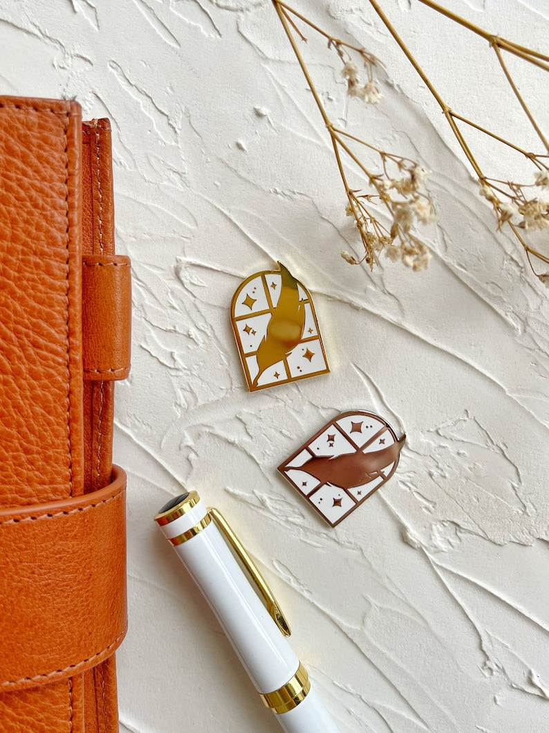 Planner Magnet | Feather on Window