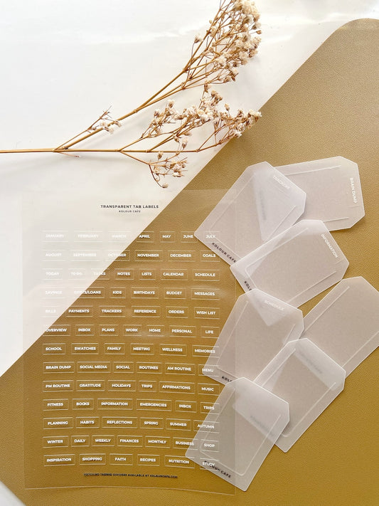 Floating Tabs | White Font