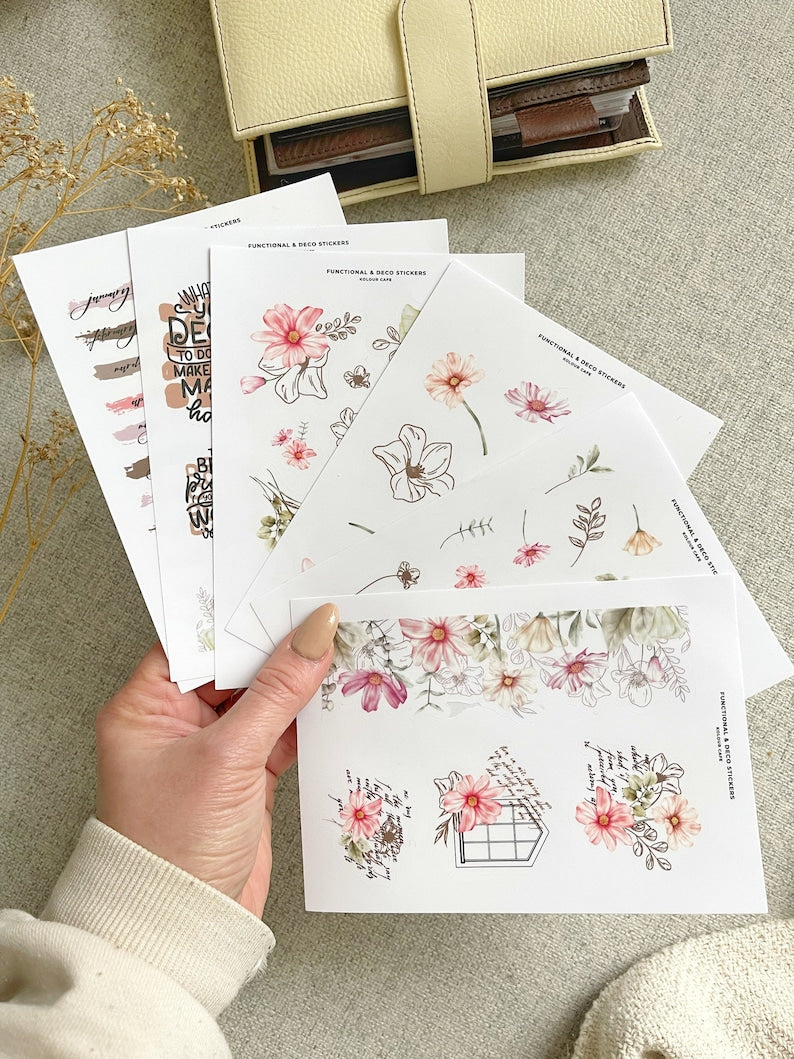 Functional Floral Stickers