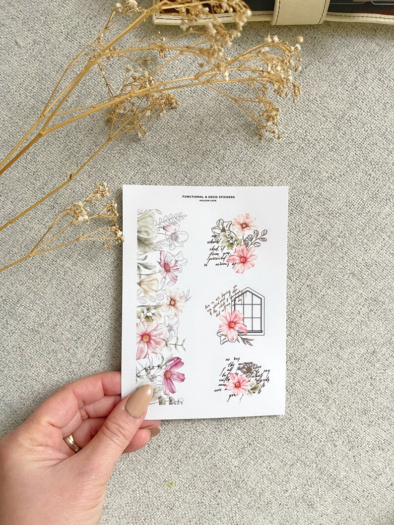 Functional Floral Stickers