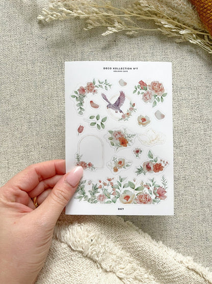 Floral Journal Stickers | N7
