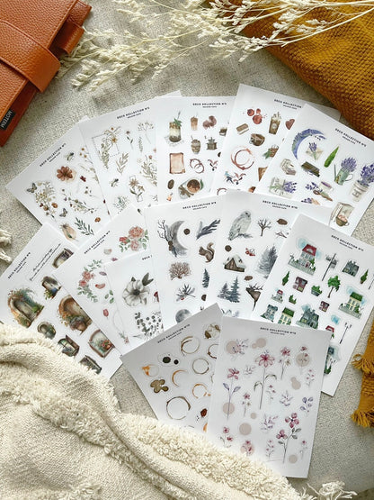 Book Floral Stickers | N5