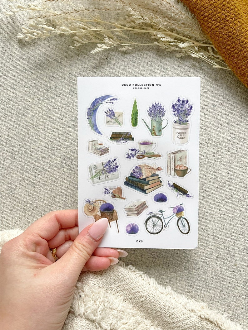 Book Floral Stickers | N5