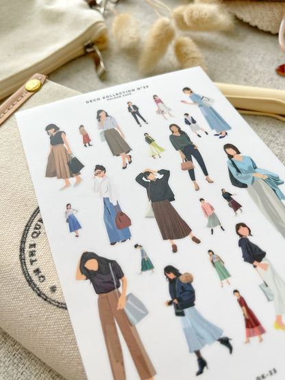 Fashion Girl Stickers | N23