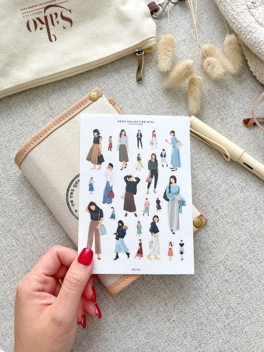 Fashion Girl Stickers | N23