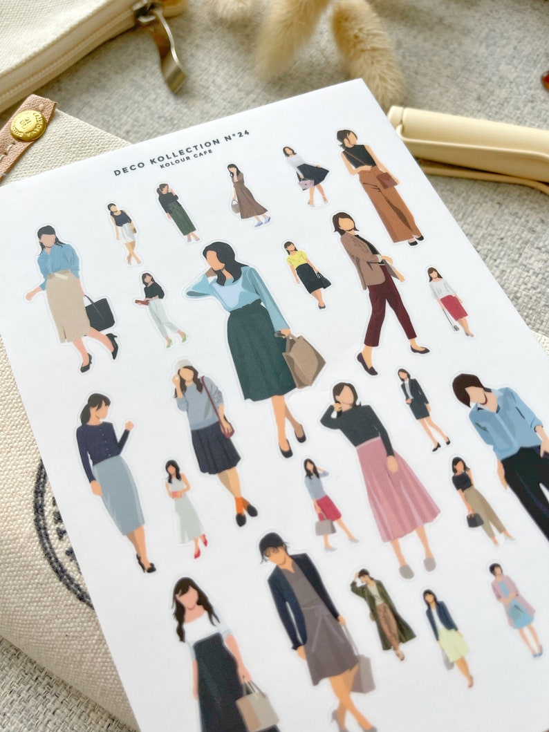 Fashion Girl Stickers | N24