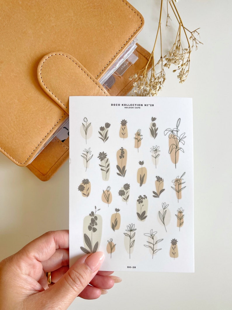 Floral Shape Stickers | N28