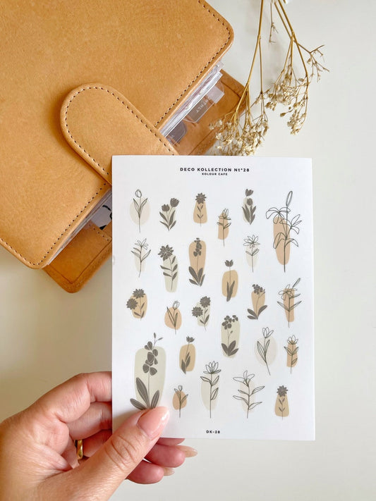 Floral Shape Stickers | N28