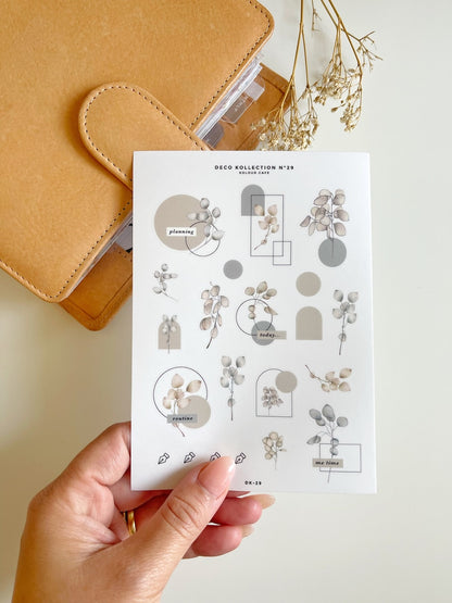 Floral Shape Stickers | N29