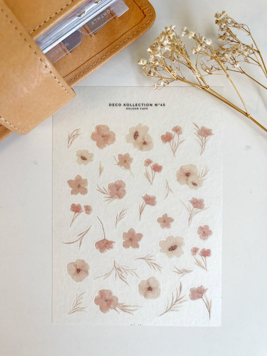 Autumn Florals & Leaves (N45)