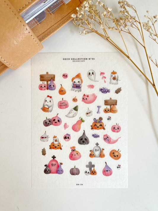 Cute Halloween Ghost Stickers | N34