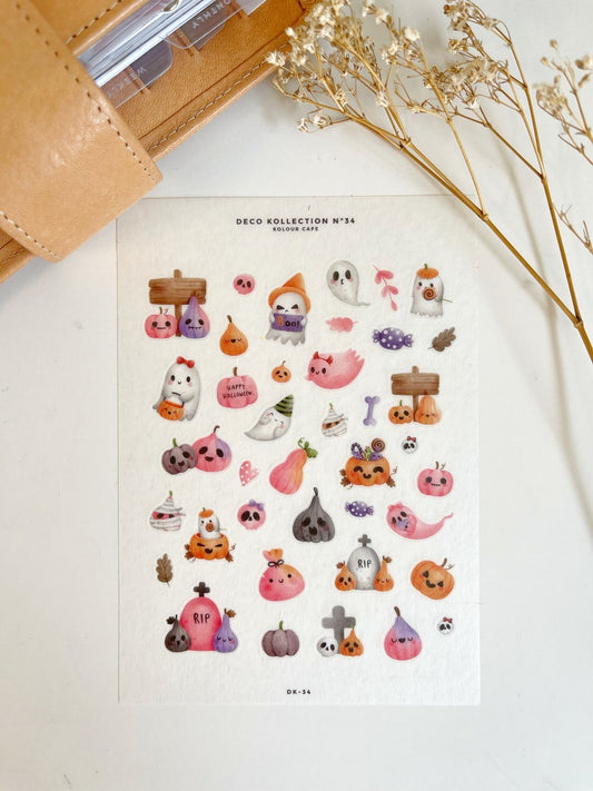 Cute Halloween Ghost Stickers | N34