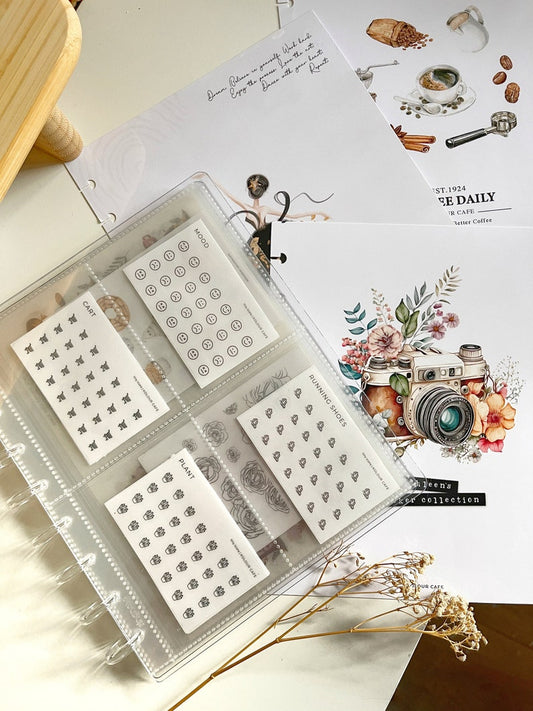 Sticker Album | Crystal Clear Disc Bound Sticker Storage