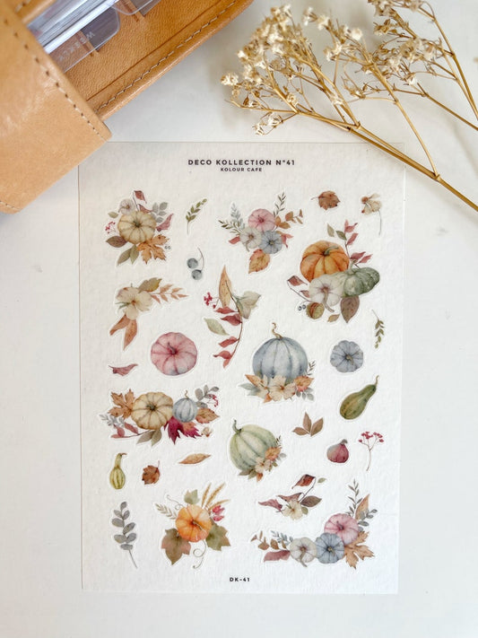 Pumpkin Autumn Stickers | N41