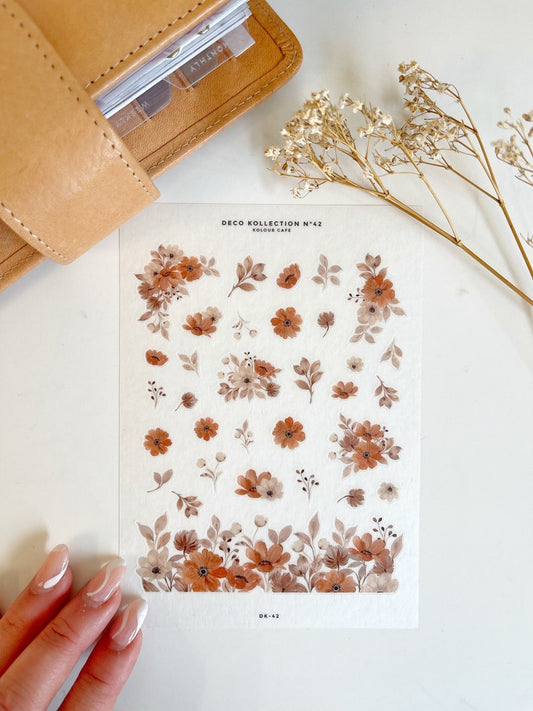 Floral Autumn Stickers | N42