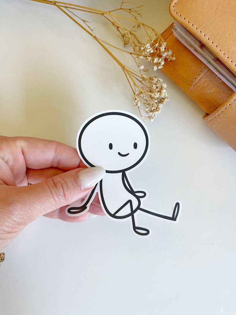 Steve Die Cut Character Stickers
