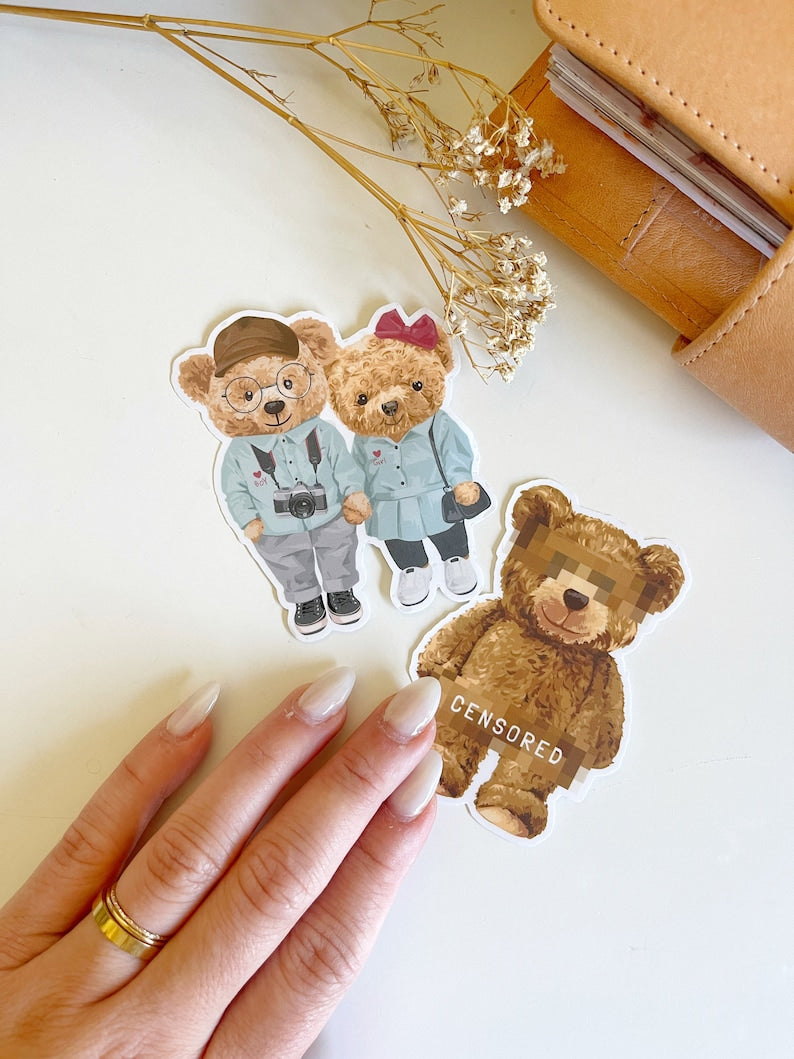 Teddy Vinyl Sticker
