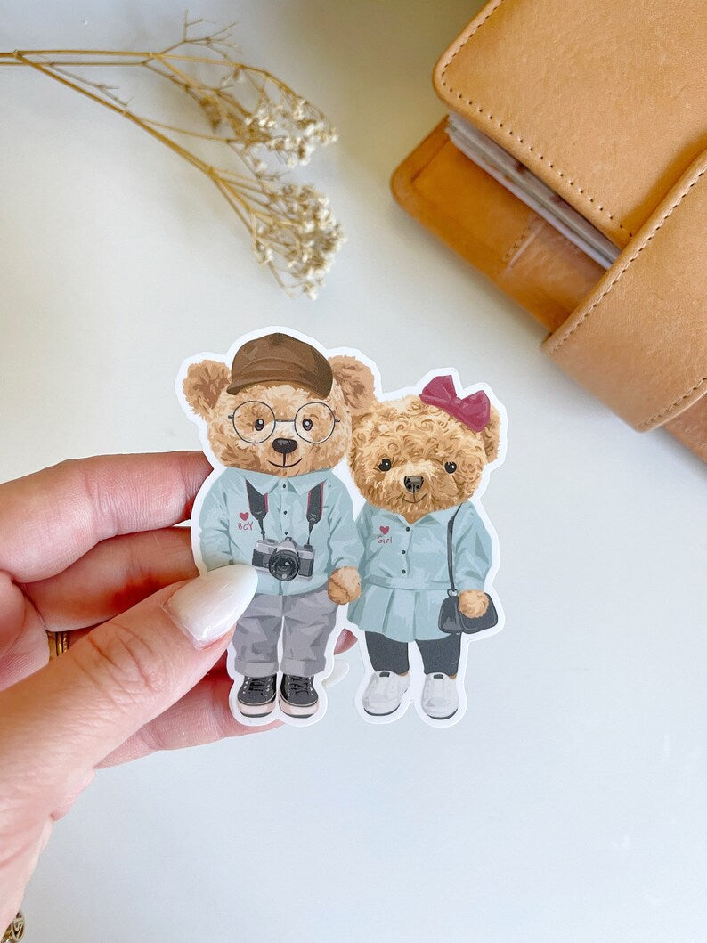 Teddy Vinyl Sticker
