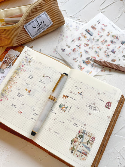 Mini Yoga Sticker Sheet | N62