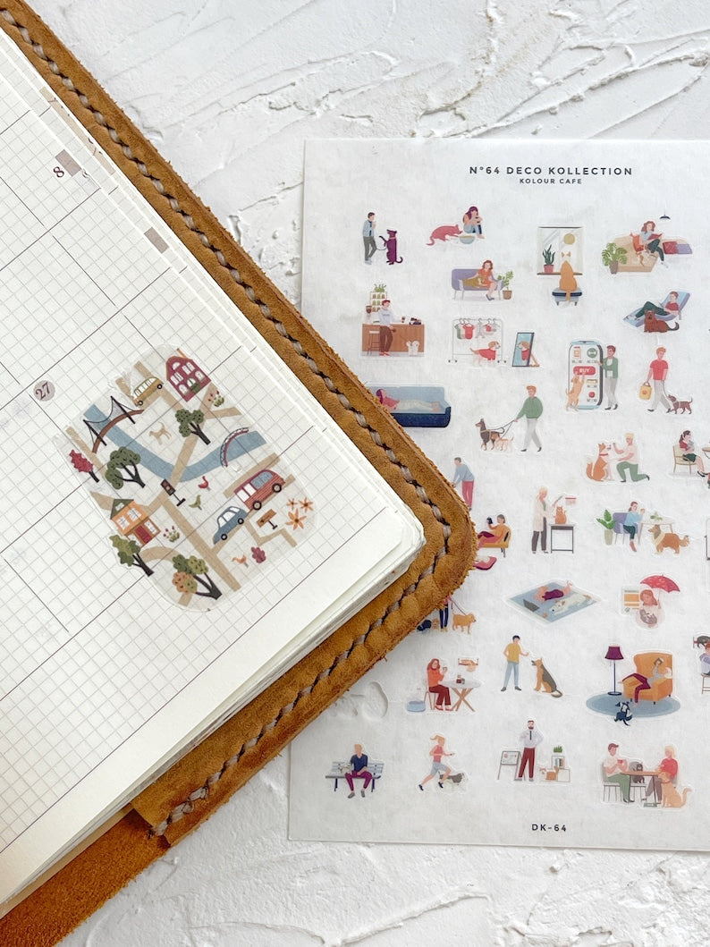Mini Yoga Sticker Sheet | N62