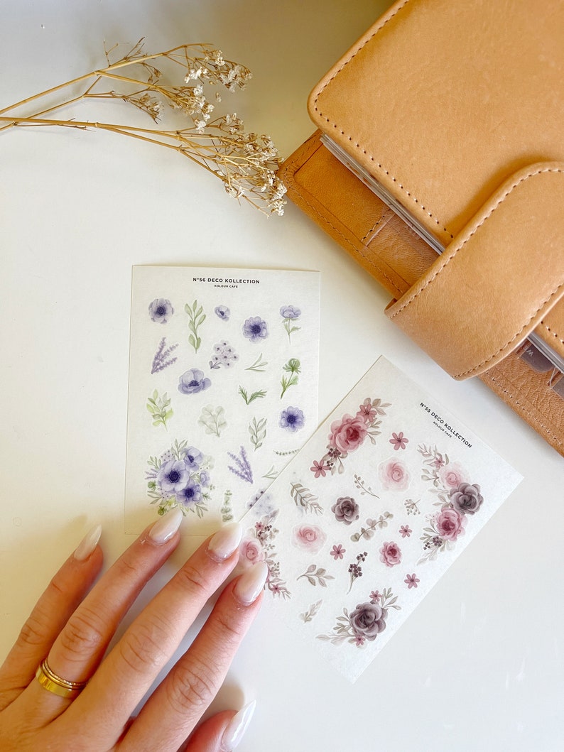 Floral Planner Stickers | N55 N56