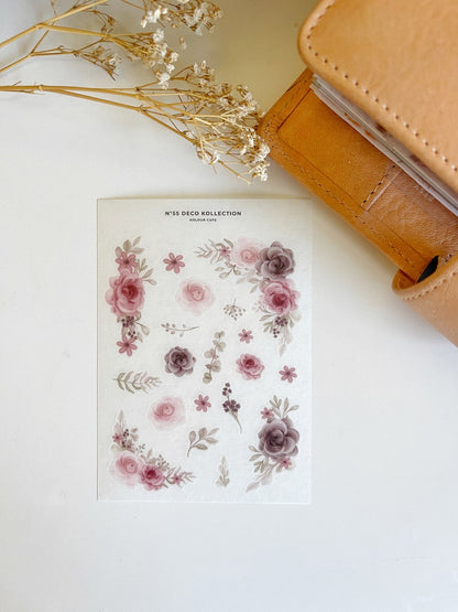 Floral Planner Stickers | N55 N56