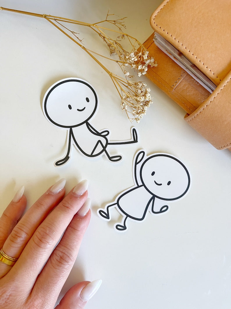 Steve Die Cut Character Stickers