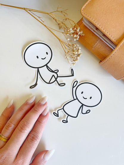 Steve Die Cut Character Stickers