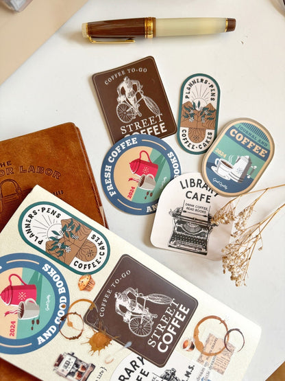 Coffee Vinyl Stickers