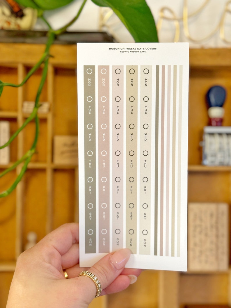 Hobonichi Weeks Date Covers