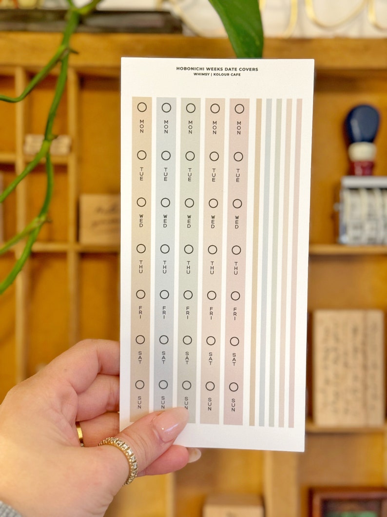 Hobonichi Weeks Date Covers