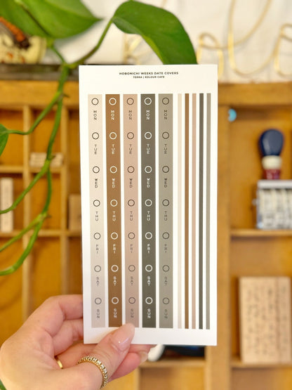 Hobonichi Weeks Date Covers