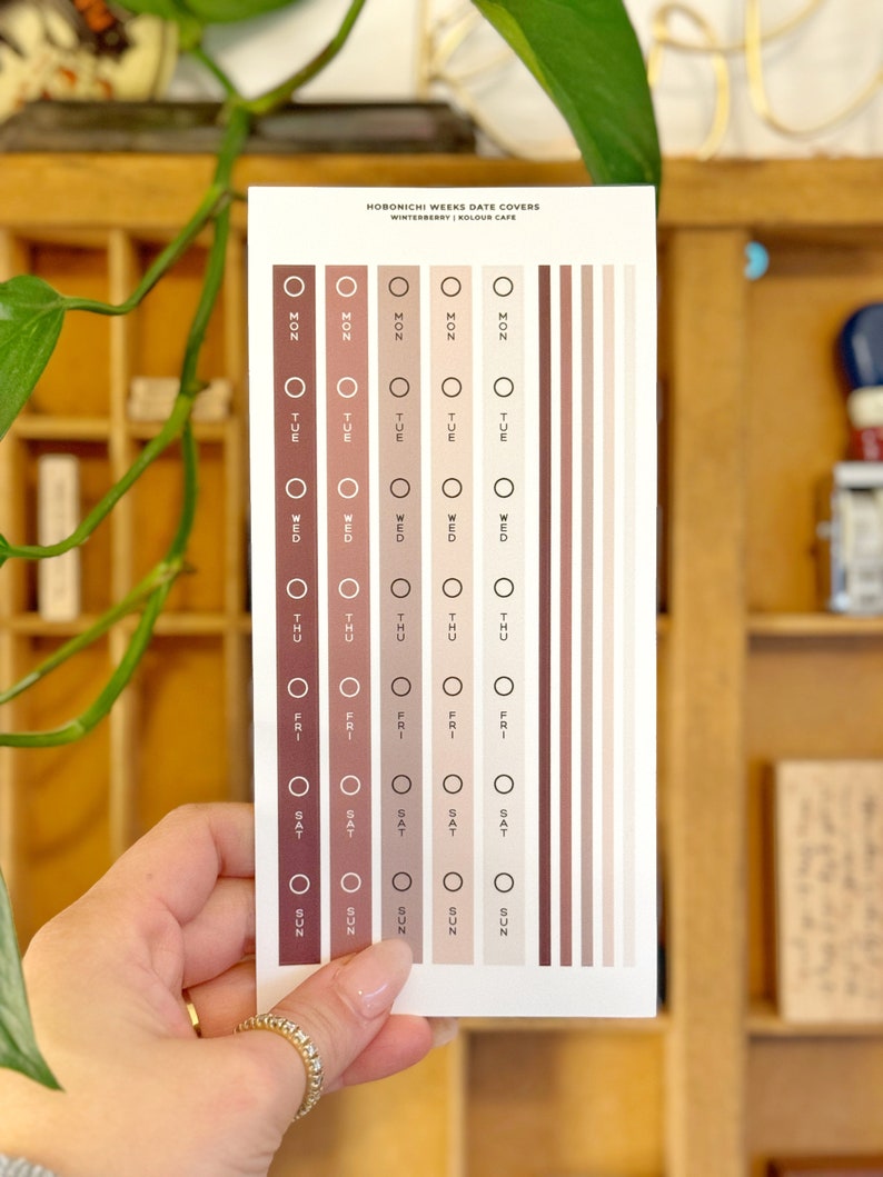 Hobonichi Weeks Date Covers