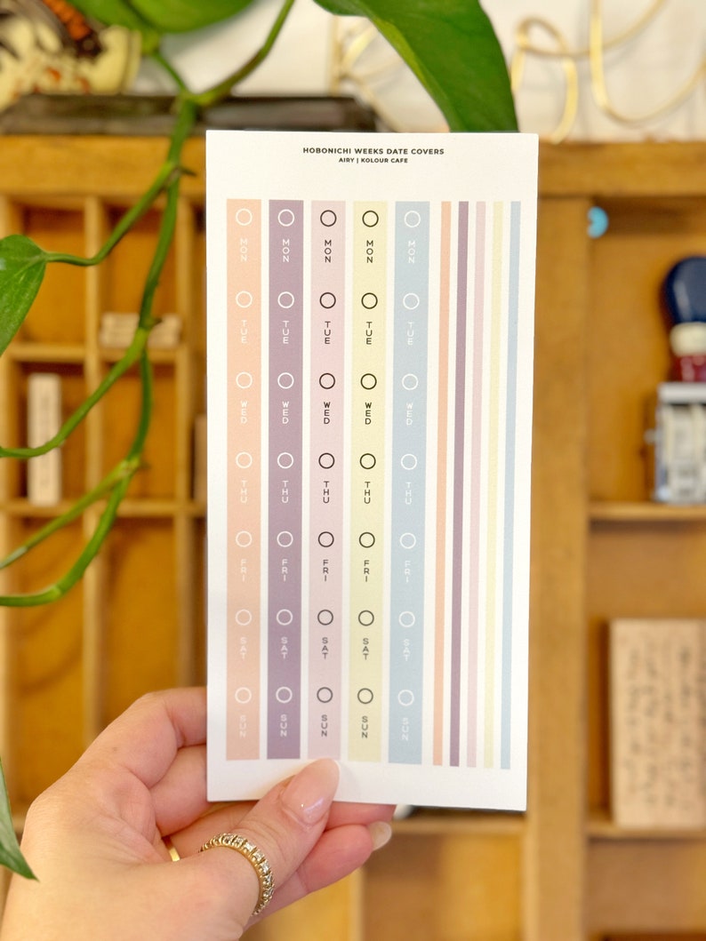 Hobonichi Weeks Date Covers