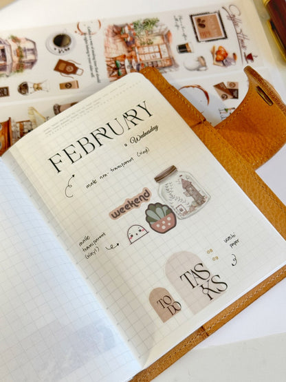 Monthly Text Stickers