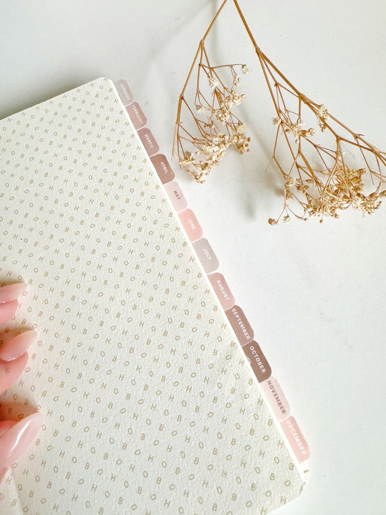 Neutral Planner Tab Stickers