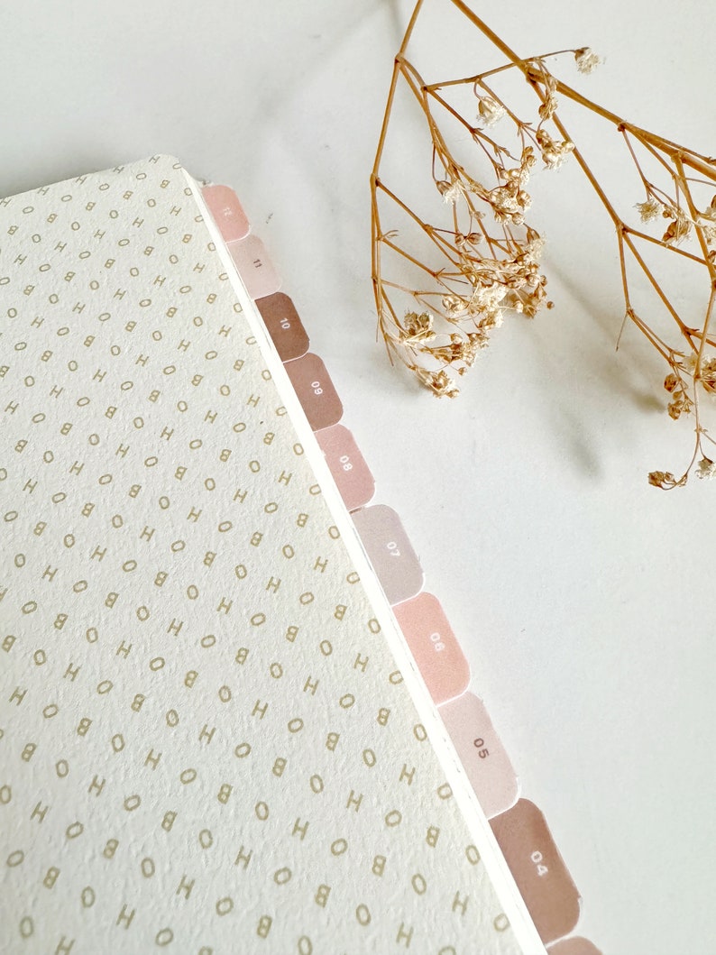 Neutral Planner Tab Stickers