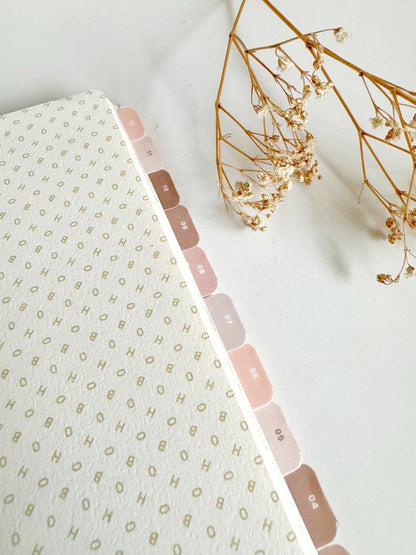 Neutral Planner Tab Stickers