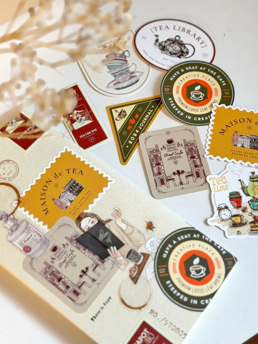 Tea Cafe Stickers Vol 1