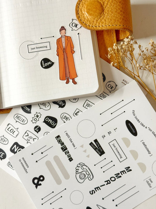 Journaling Icon Stickers
