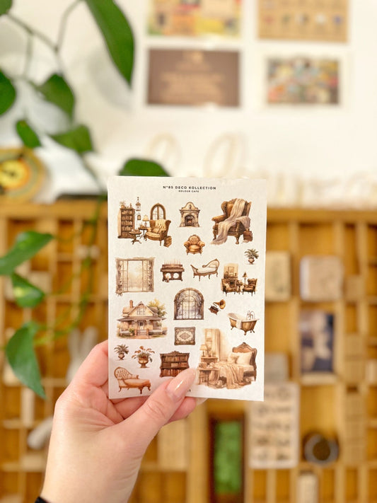 Vintage Home Stickers | N85