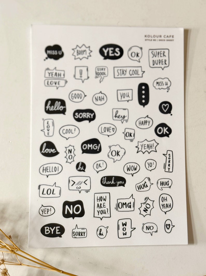 Journaling Icon Stickers