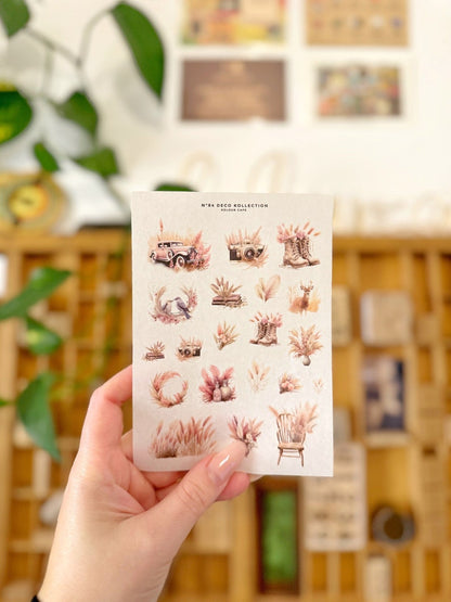 Pink Farmhouse Planner Stickers | N84