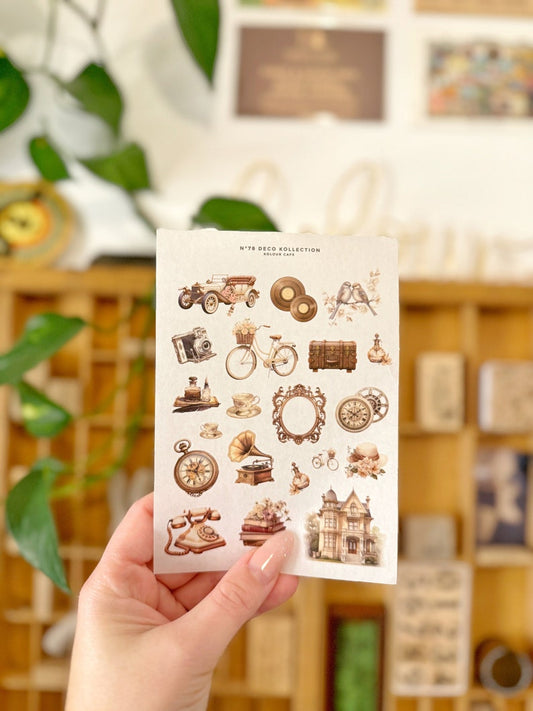 Vintage Elements Stickers | N78