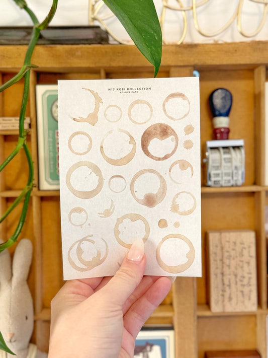 Coffee Stains Planner Stickers | Kofi 07