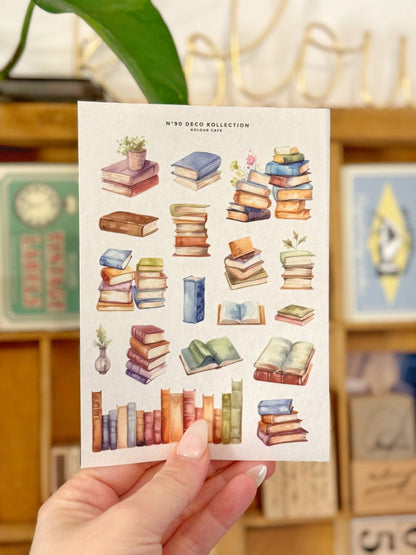 Library Stack Stickers | N90