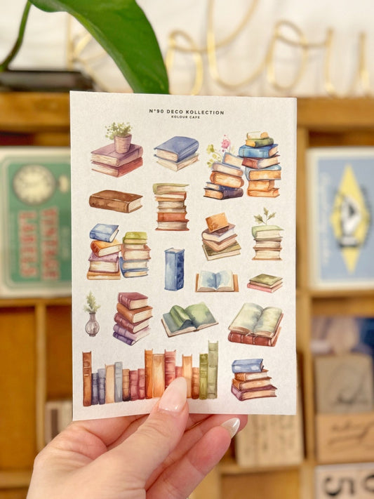 Library Stack Stickers | N90