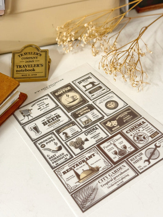 Vintage Posters Stickers | N91